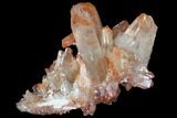Natural, Red Quartz Crystal Cluster - Morocco #88923-1